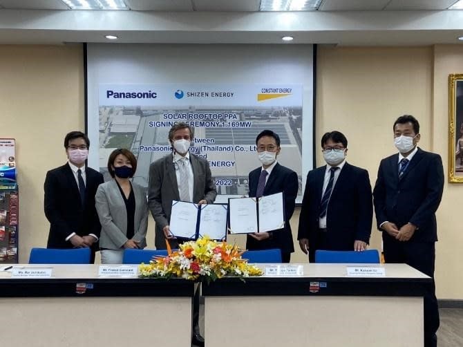 Read more about the article Constant Energy and Shizen Energy  Concludes Corporate Commercial Solar PPA Project with Panasonic Energy (Thailand) for 1,169 kWp Solar Rooftop Operation