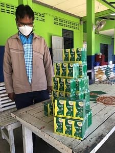 solar power producer in thailand constant energy donates supplies for students at sriphadeang school