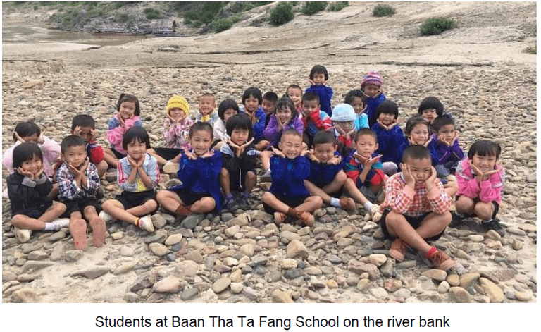 young students at Baan Tha Ta Fang School